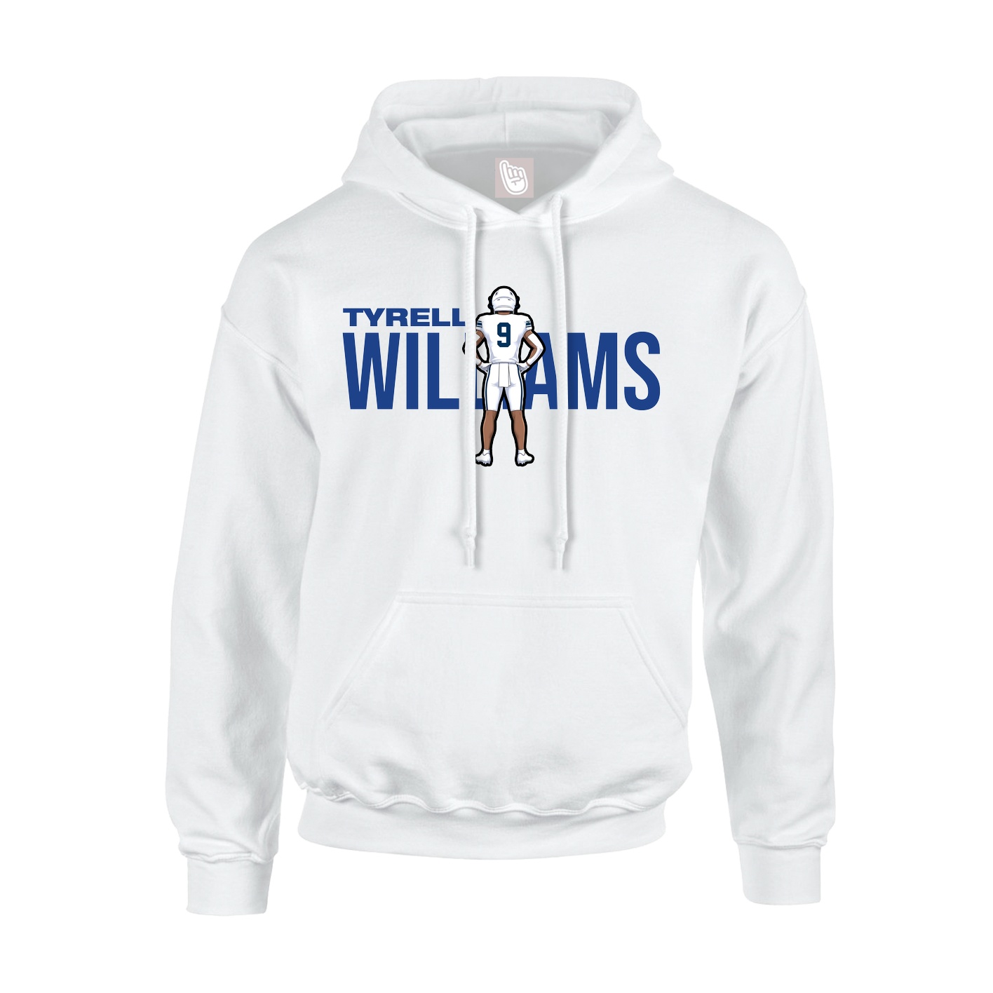 Hoodie — Player Name in White