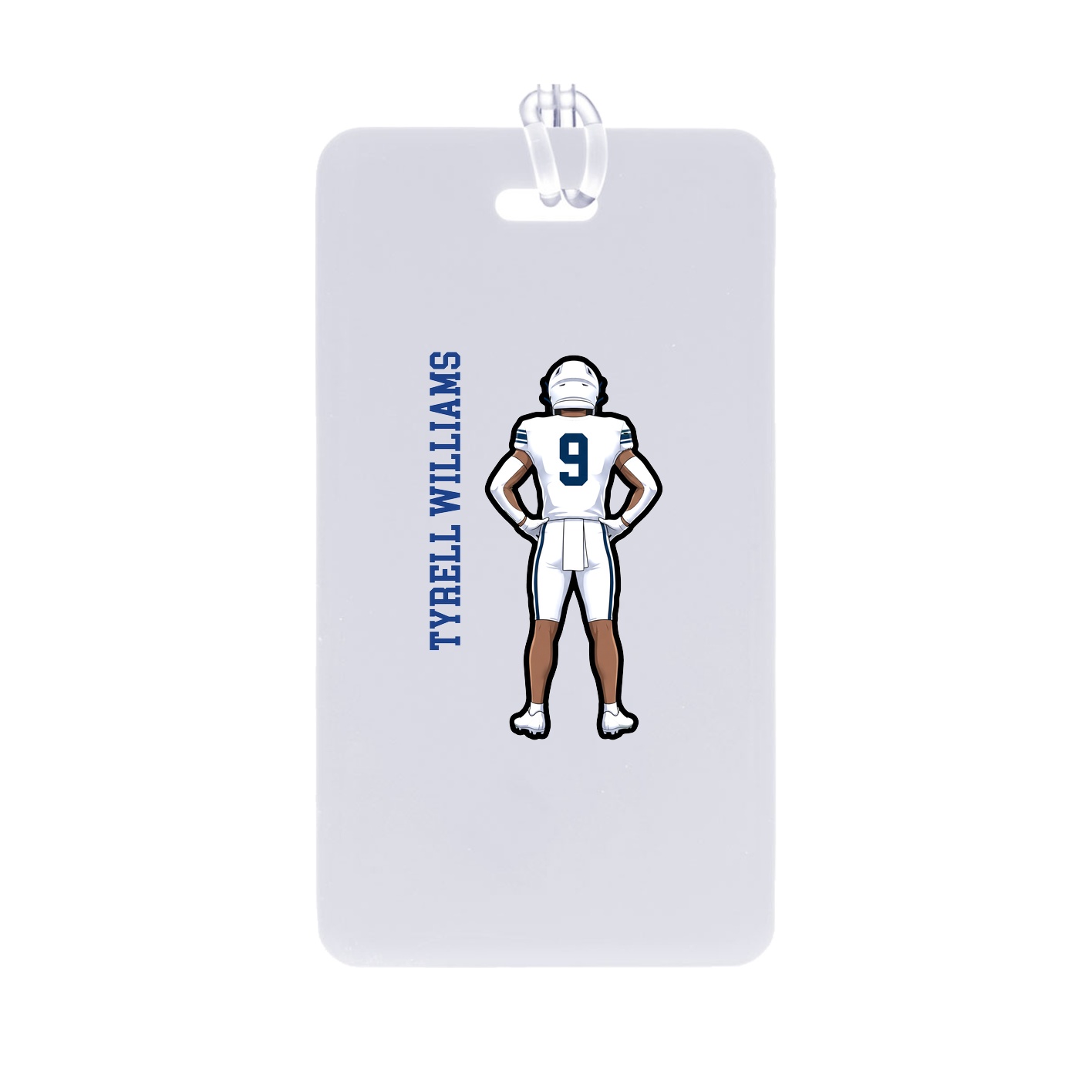 Bag Tag — Name Vertical in Classic