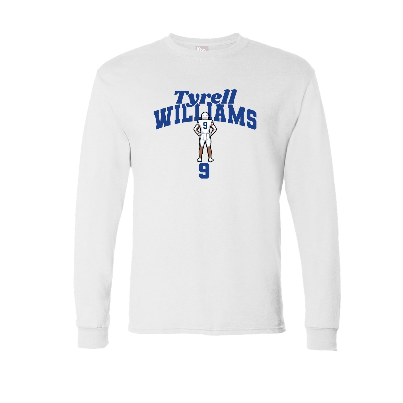Long Sleeve Tee — Signature Arch in White