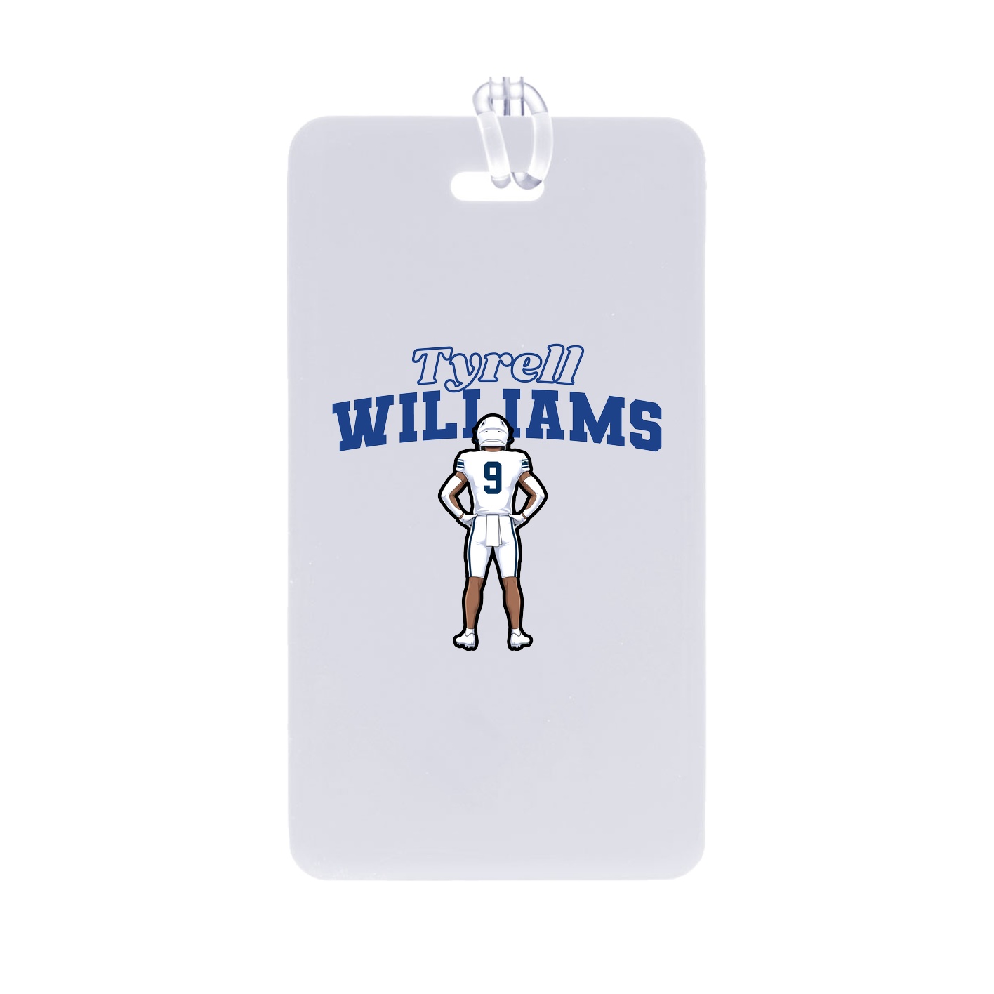 Bag Tag — Name Arch in Classic
