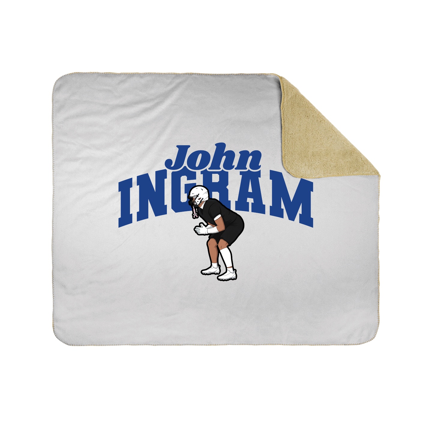 Throw Blanket — Signature Arch in White