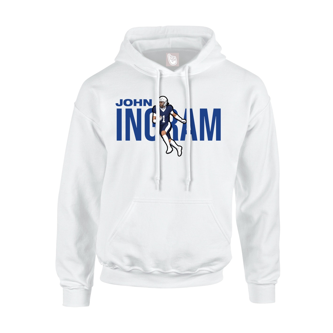 Hoodie — Player Name in White