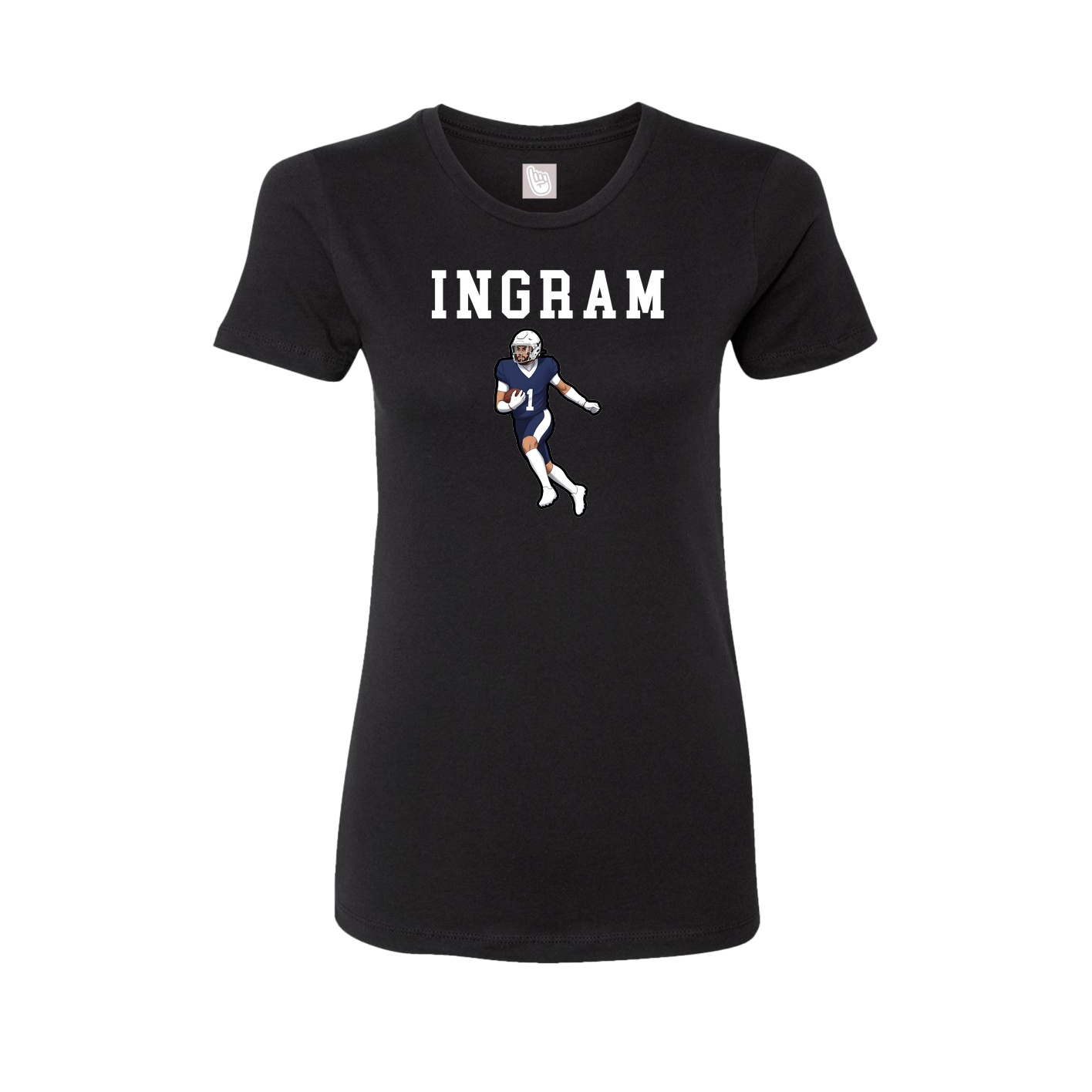 Fitted Women's Tee — Shirsey in Black