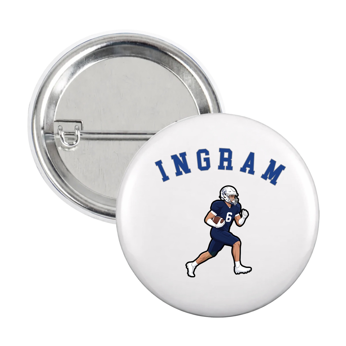 Game Day Button — Shirsey Arch in White