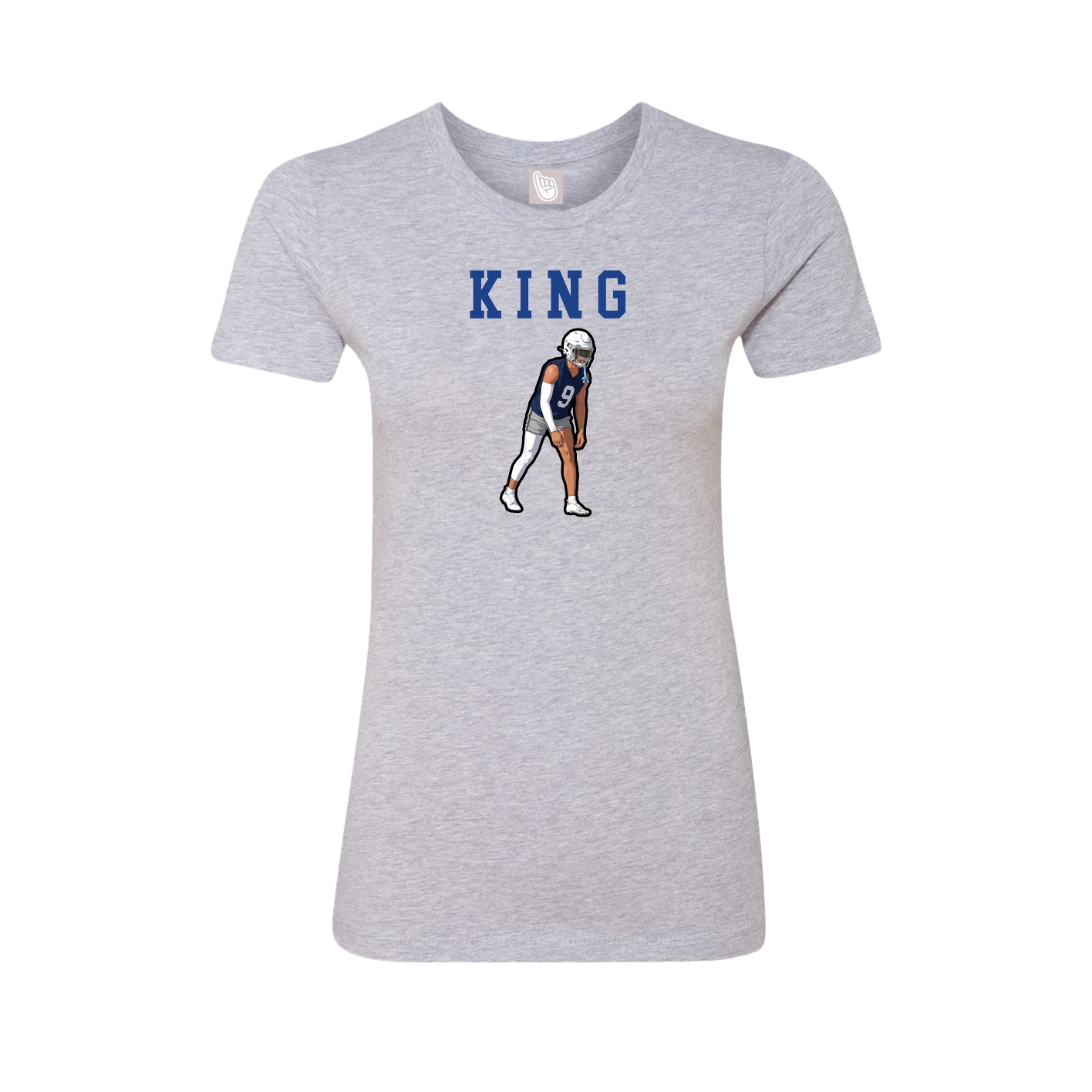 Fitted Women's Tee — Shirsey in Grey