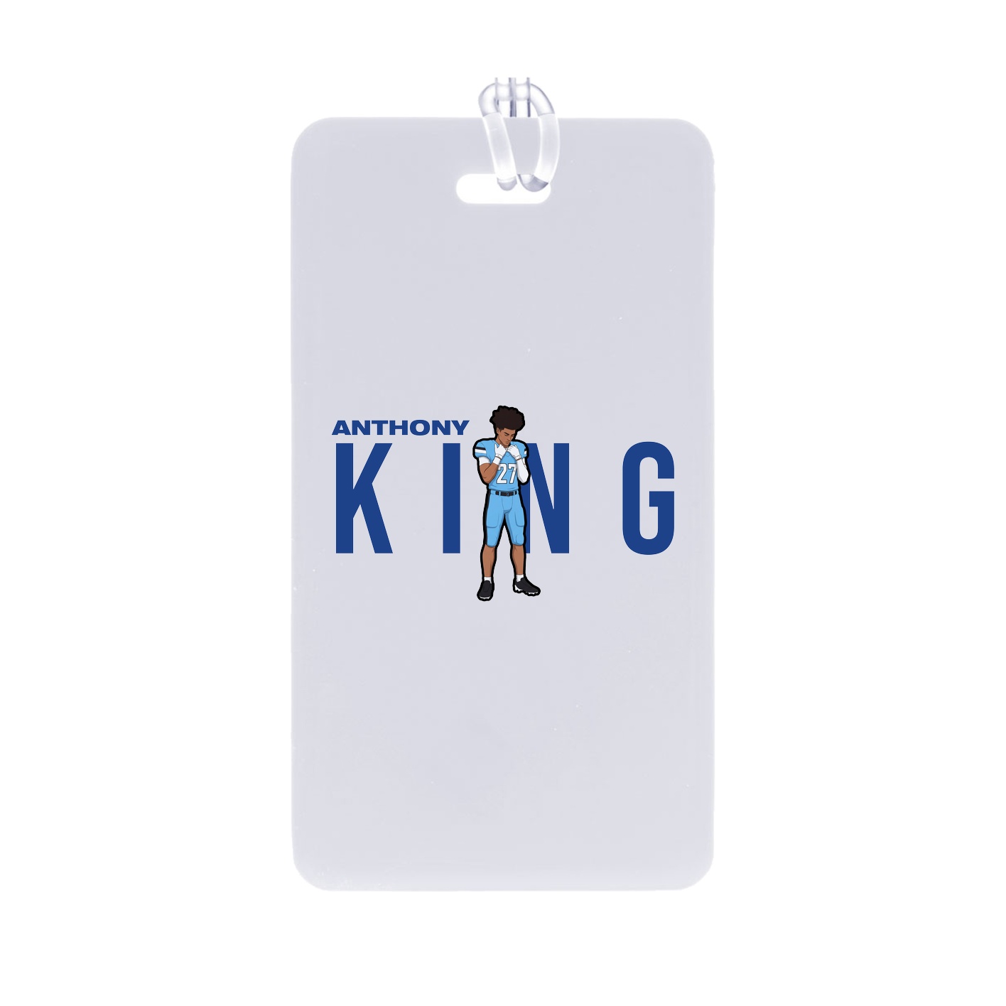 Bag Tag — Player Name in Classic