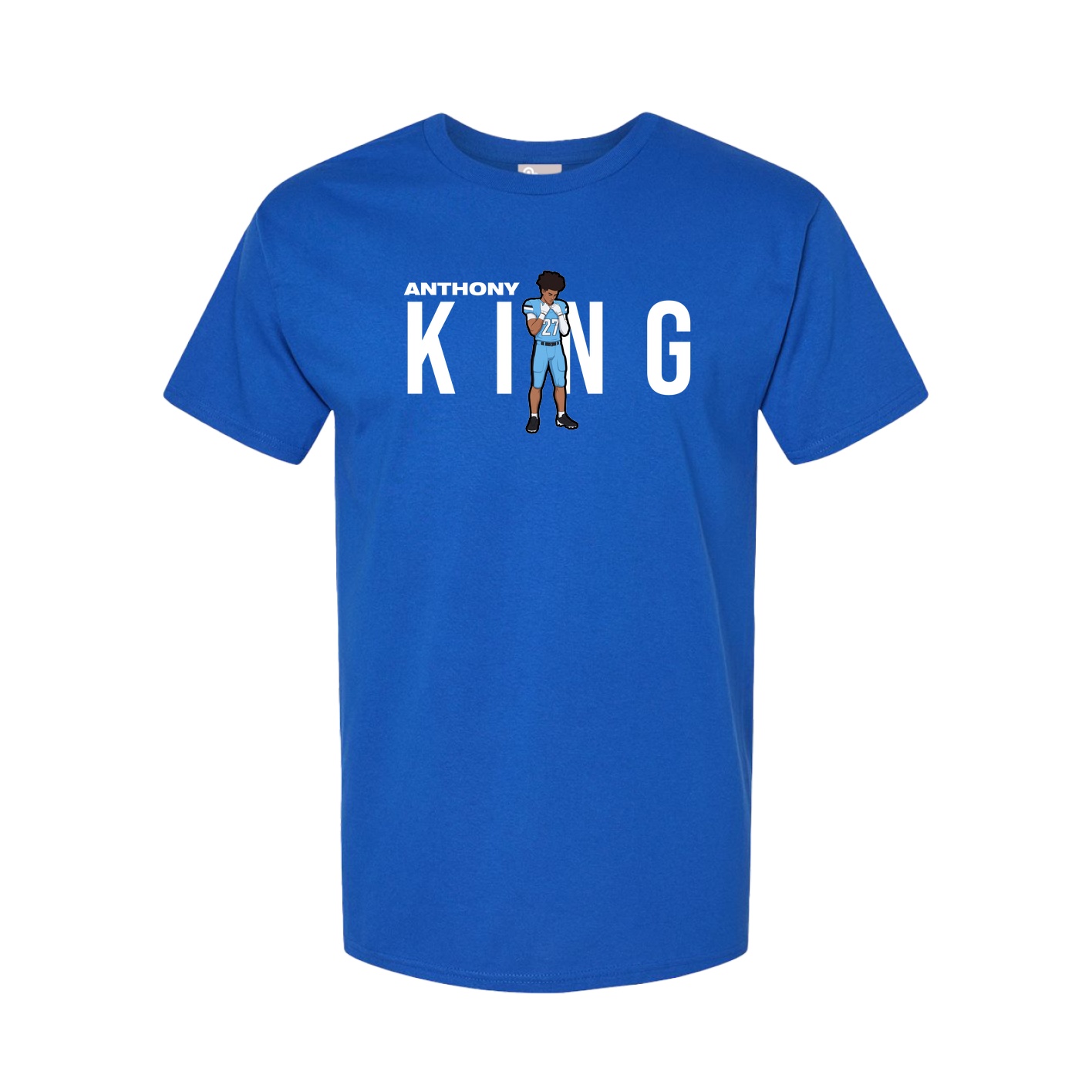 Tee — Player Name in Royal