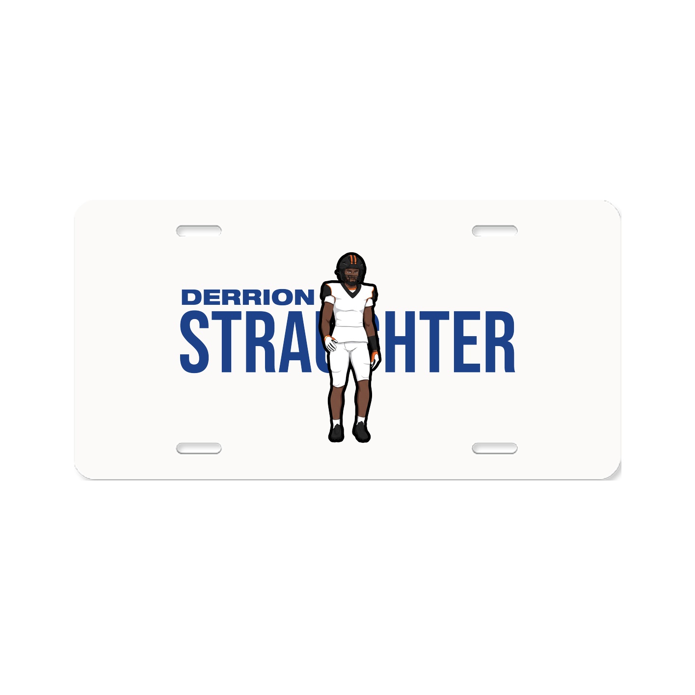 License Plate — Player Name in Classic