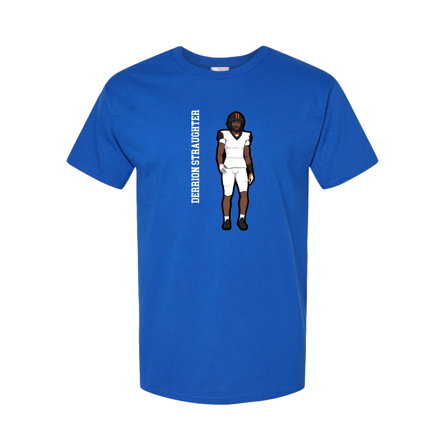 Tee — Name Vertical in Royal