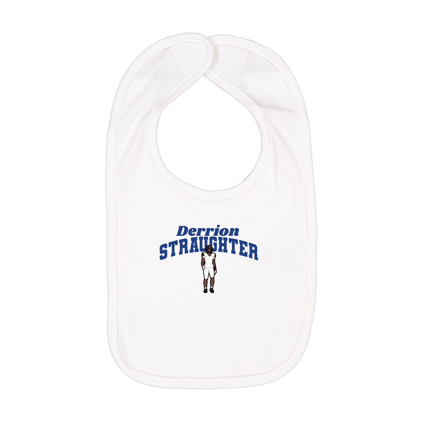 Infant Bib — Signature Arch in White