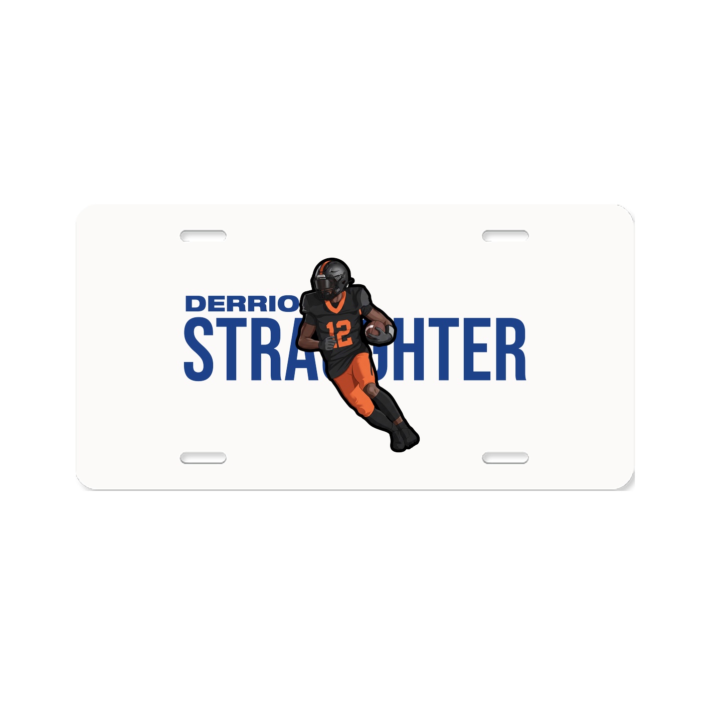License Plate — Player Name in Classic