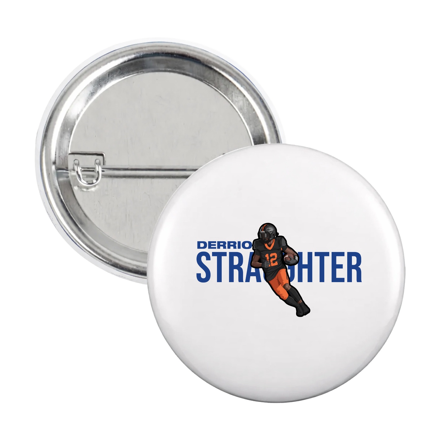 Game Day Button — Player Name in White