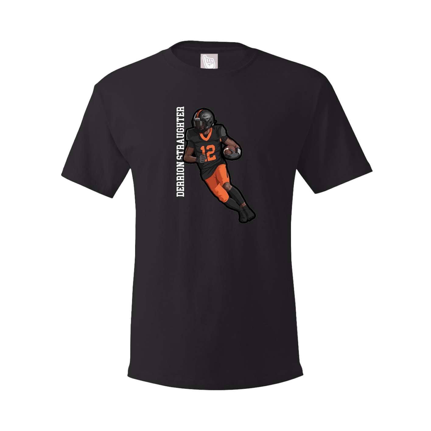 Tee — Name Vertical in Black