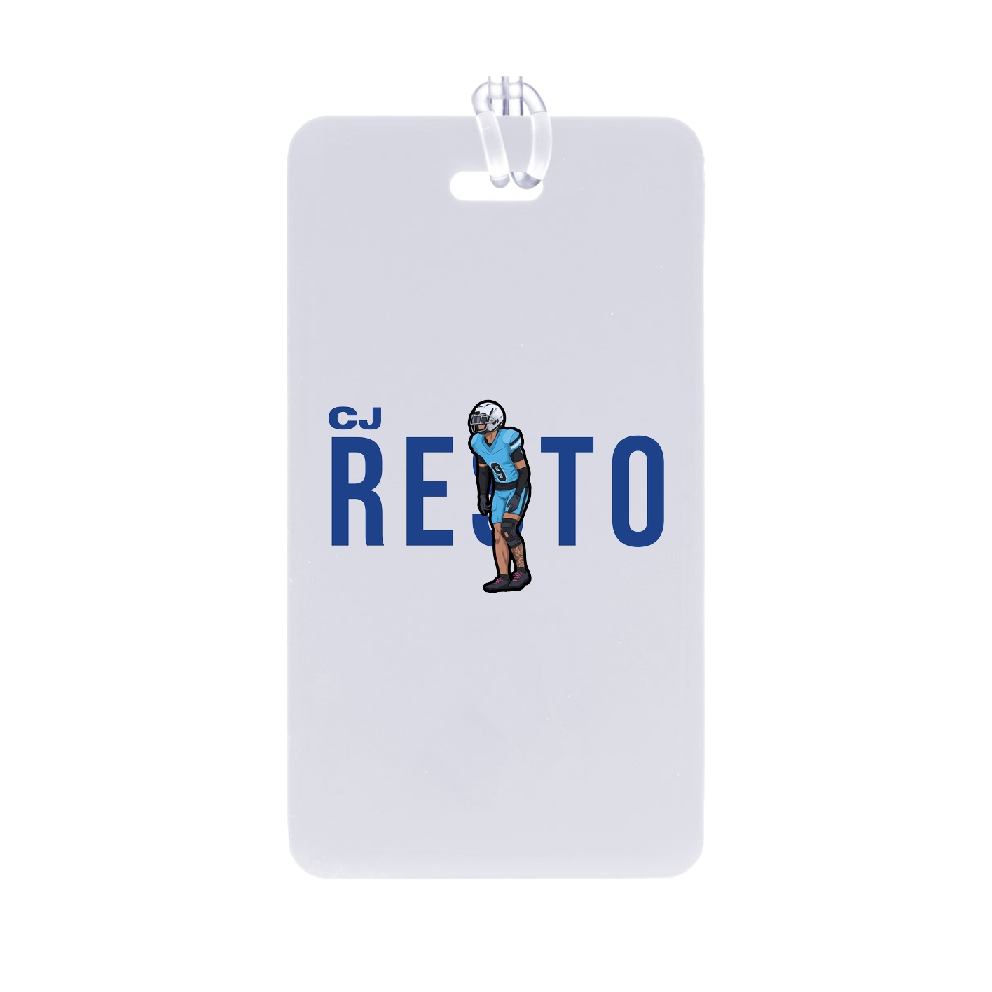 Bag Tag — Player Name in Classic