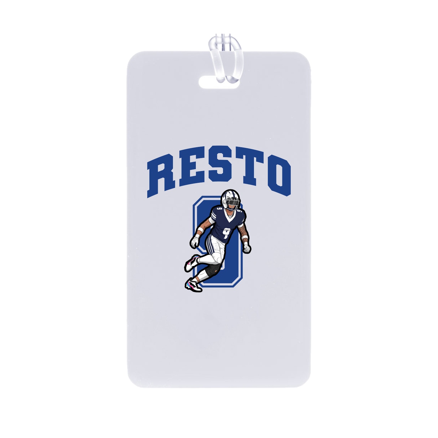 Bag Tag — Number in Classic