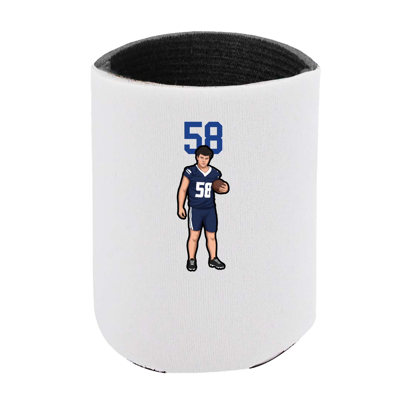 Can Holder — Number Top in White