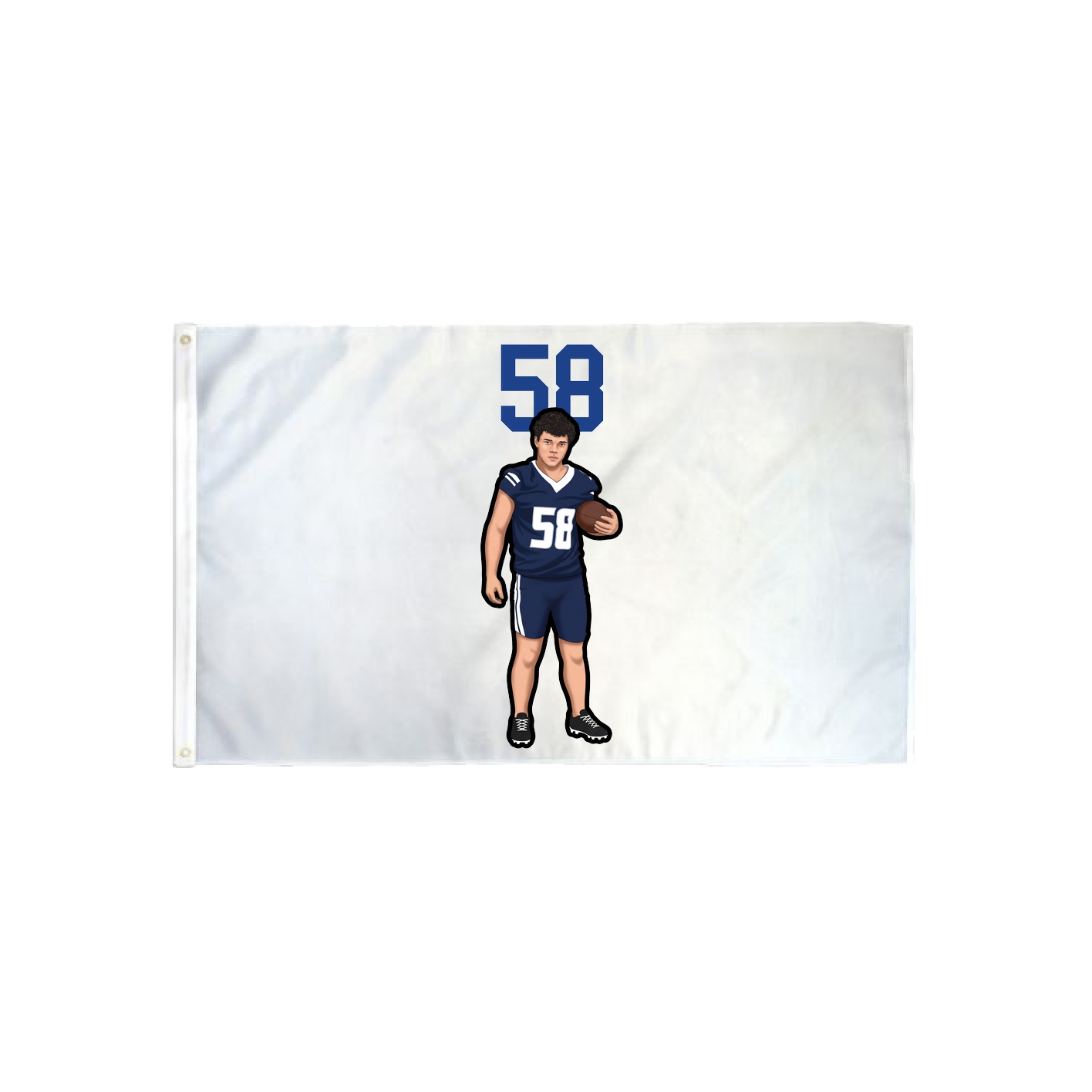 3x5 Flag — Number Top in Classic