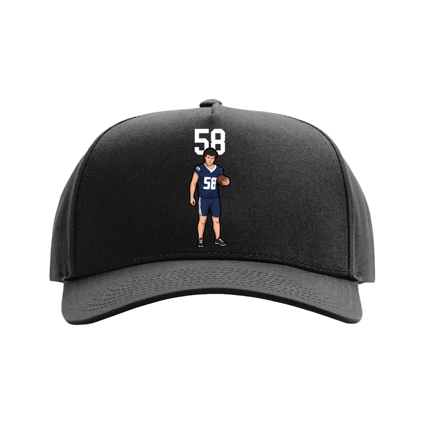 Full Fabric Five-Panel Champ Cap