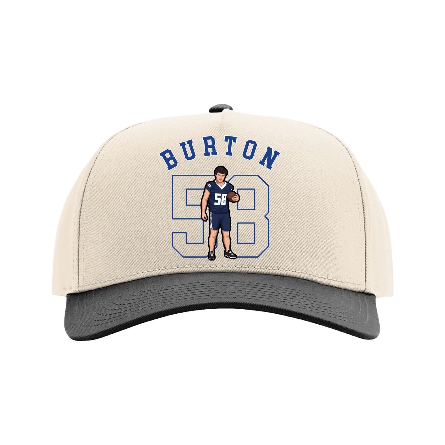 Full Fabric Five-Panel Champ Cap