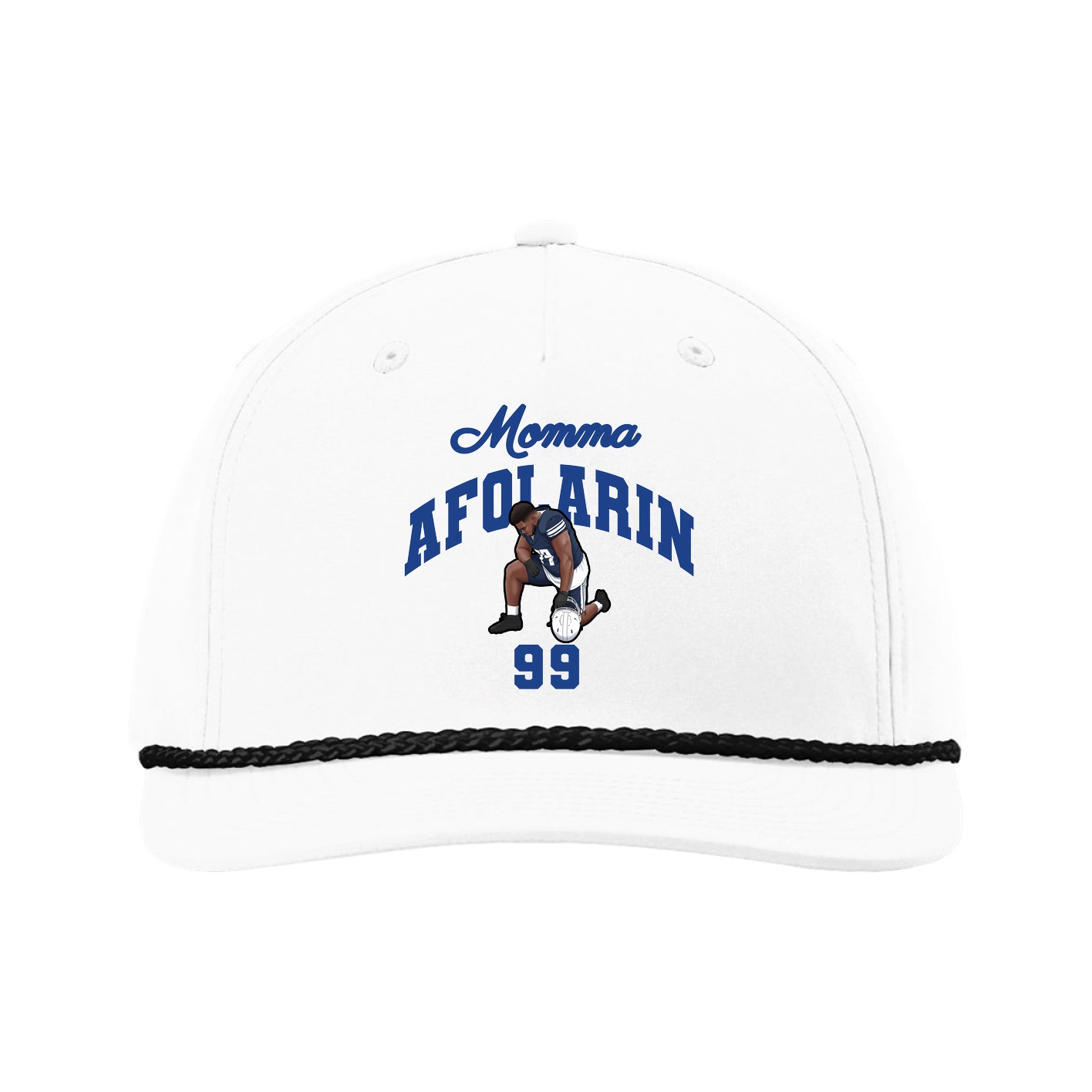 Five-Panel Classic Rope Cap — Mothers Day Arch in White