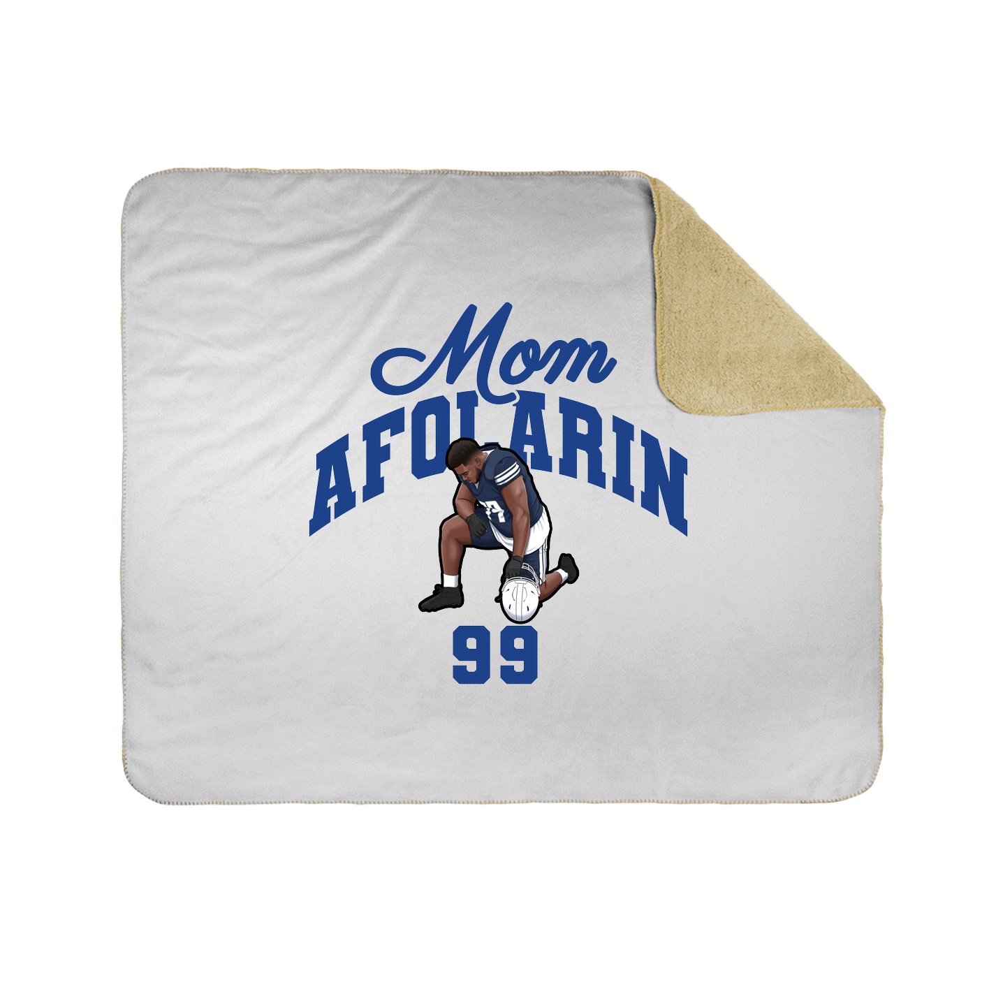 Throw Blanket — Mothers Day Arch in White
