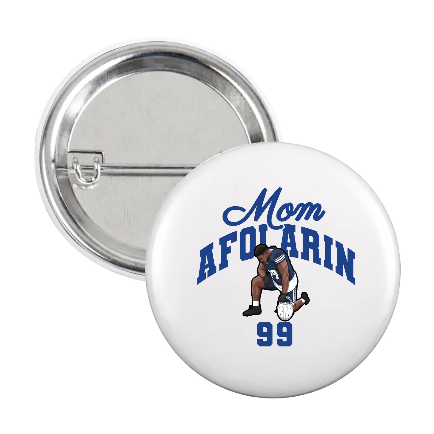 Game Day Button — Mothers Day Arch in White