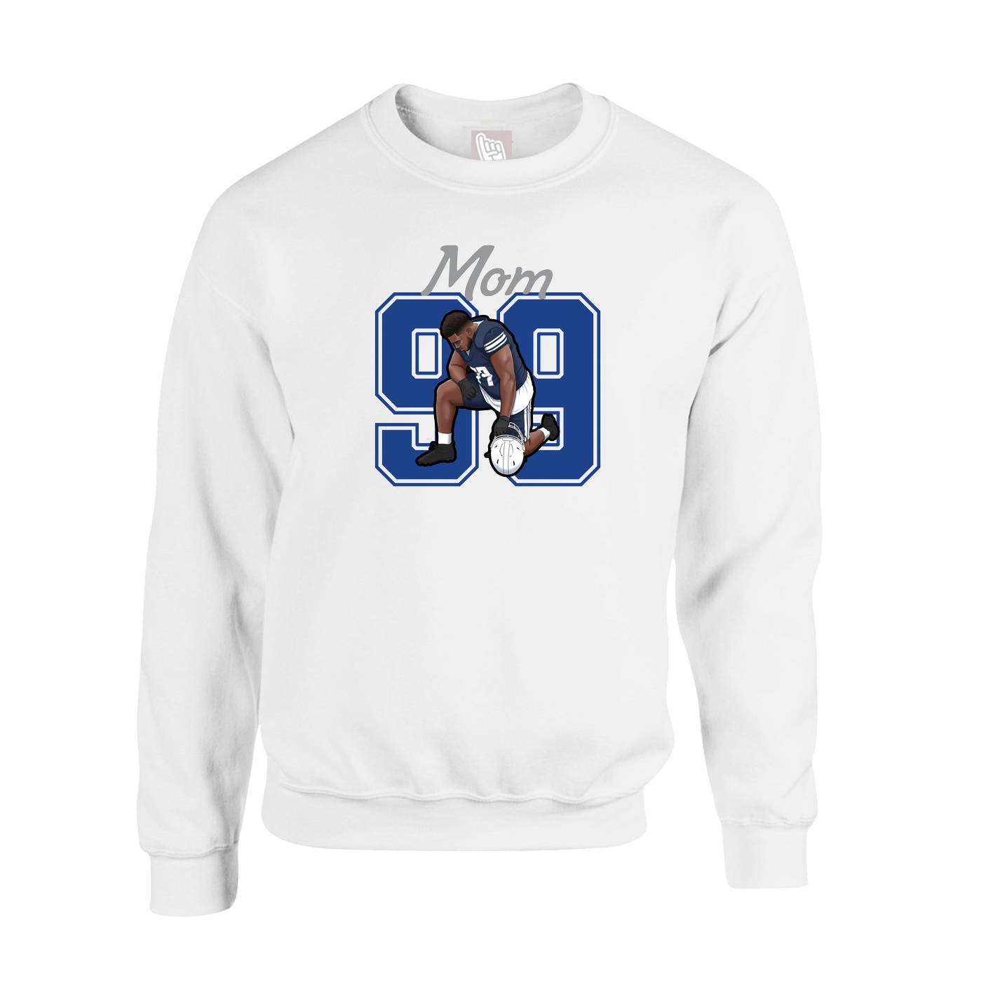 Fleece Crew — Mothers Day Shirsey in White