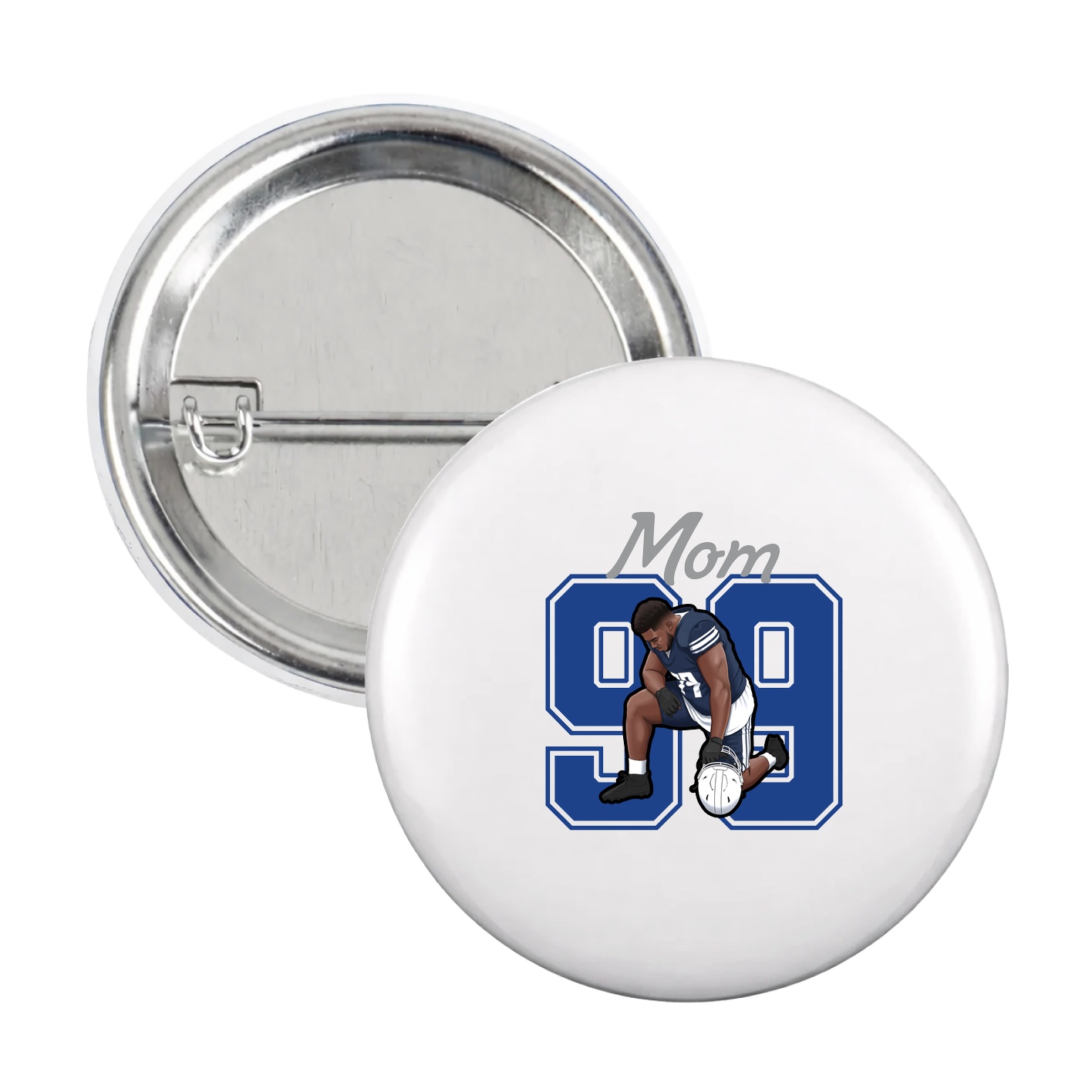 Game Day Button — Mothers Day Shirsey in White