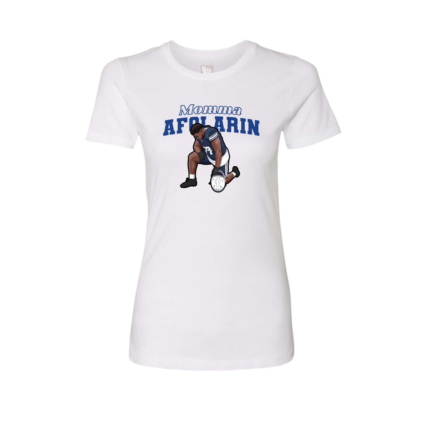Womens Tee — Mothers Day Block in White