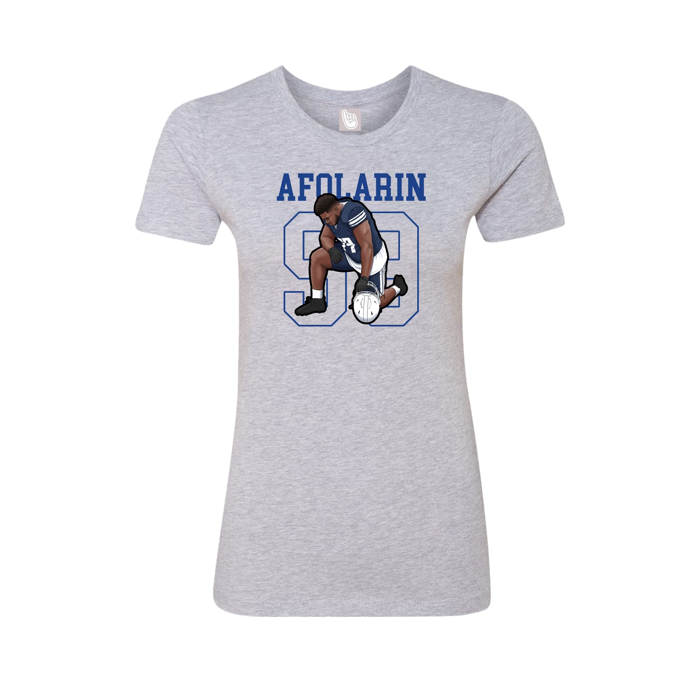 Fitted Women's Tee — Shirsey in Grey