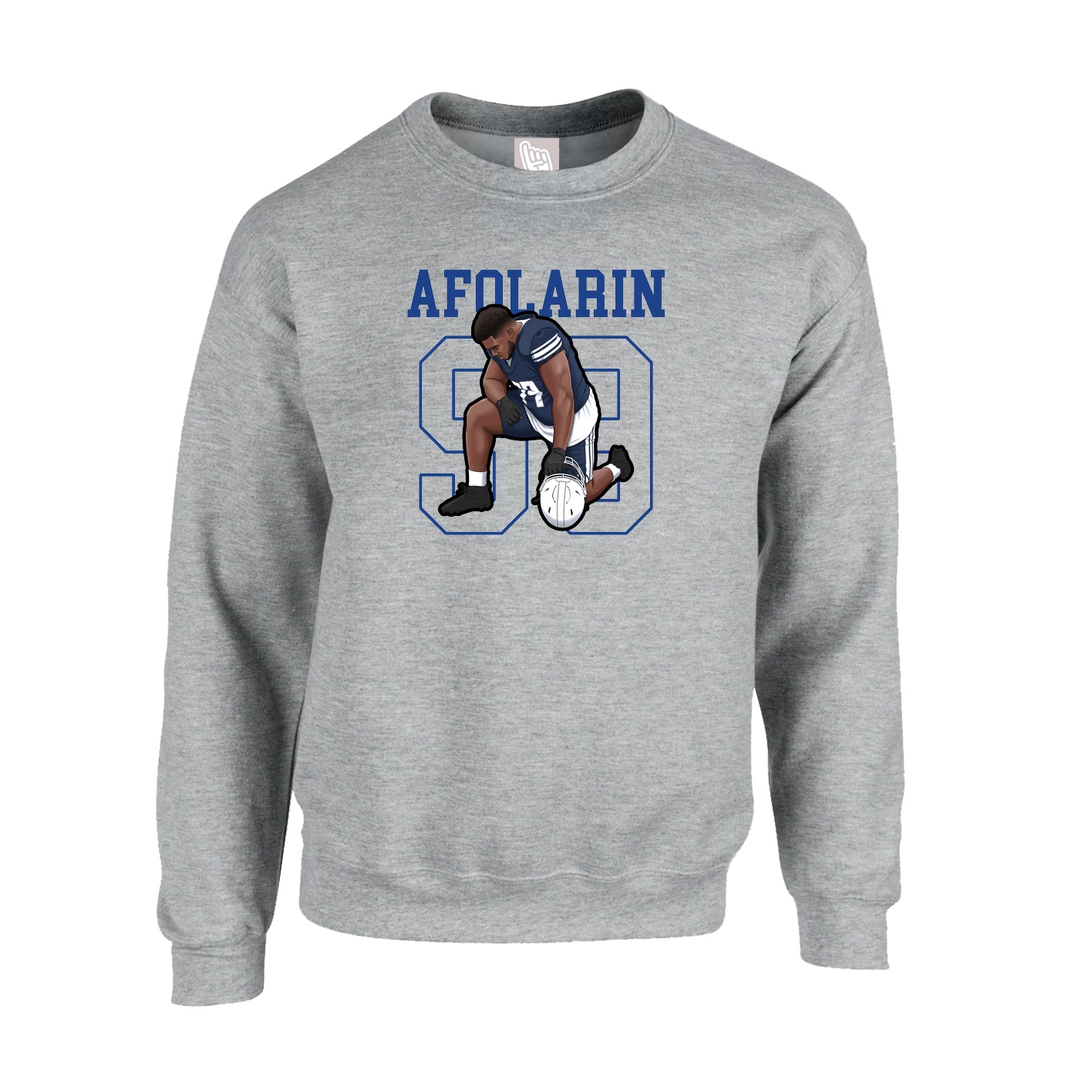 Fleece Crew — Shirsey in Grey