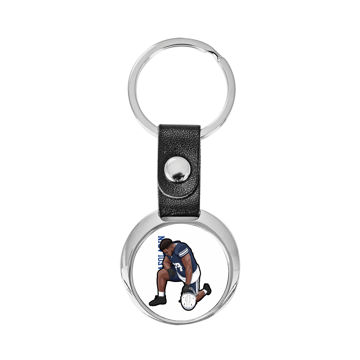 Key Chain — Name Vertical in Classic