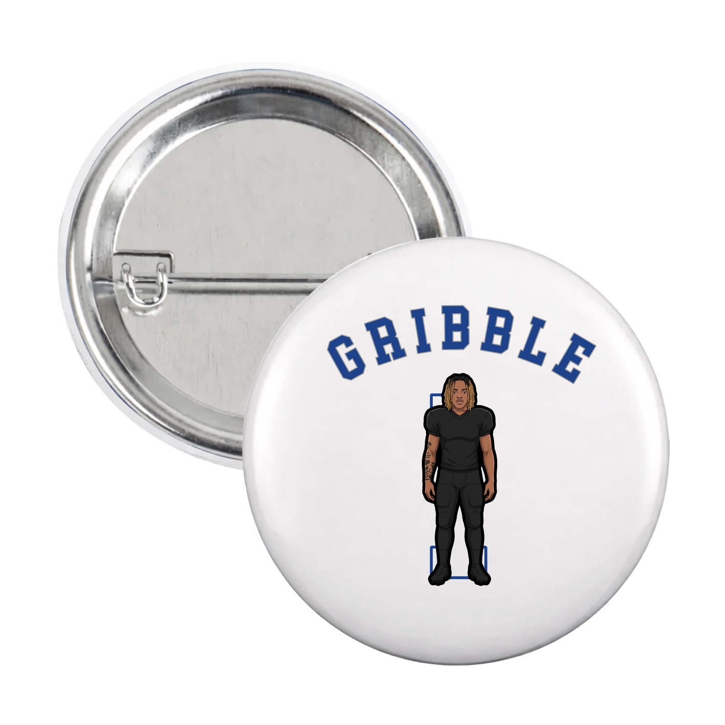 Game Day Button — Shirsey Arch in White