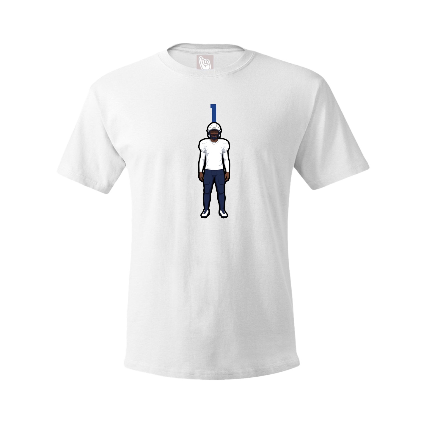 Tee — Number Top in White