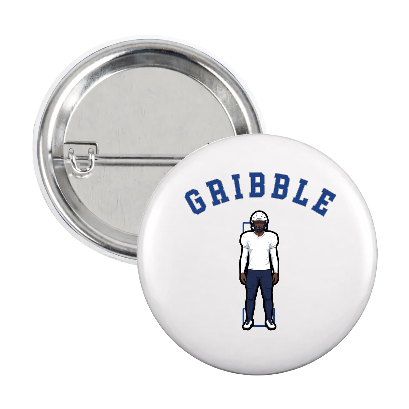 Game Day Button — Shirsey Arch in White