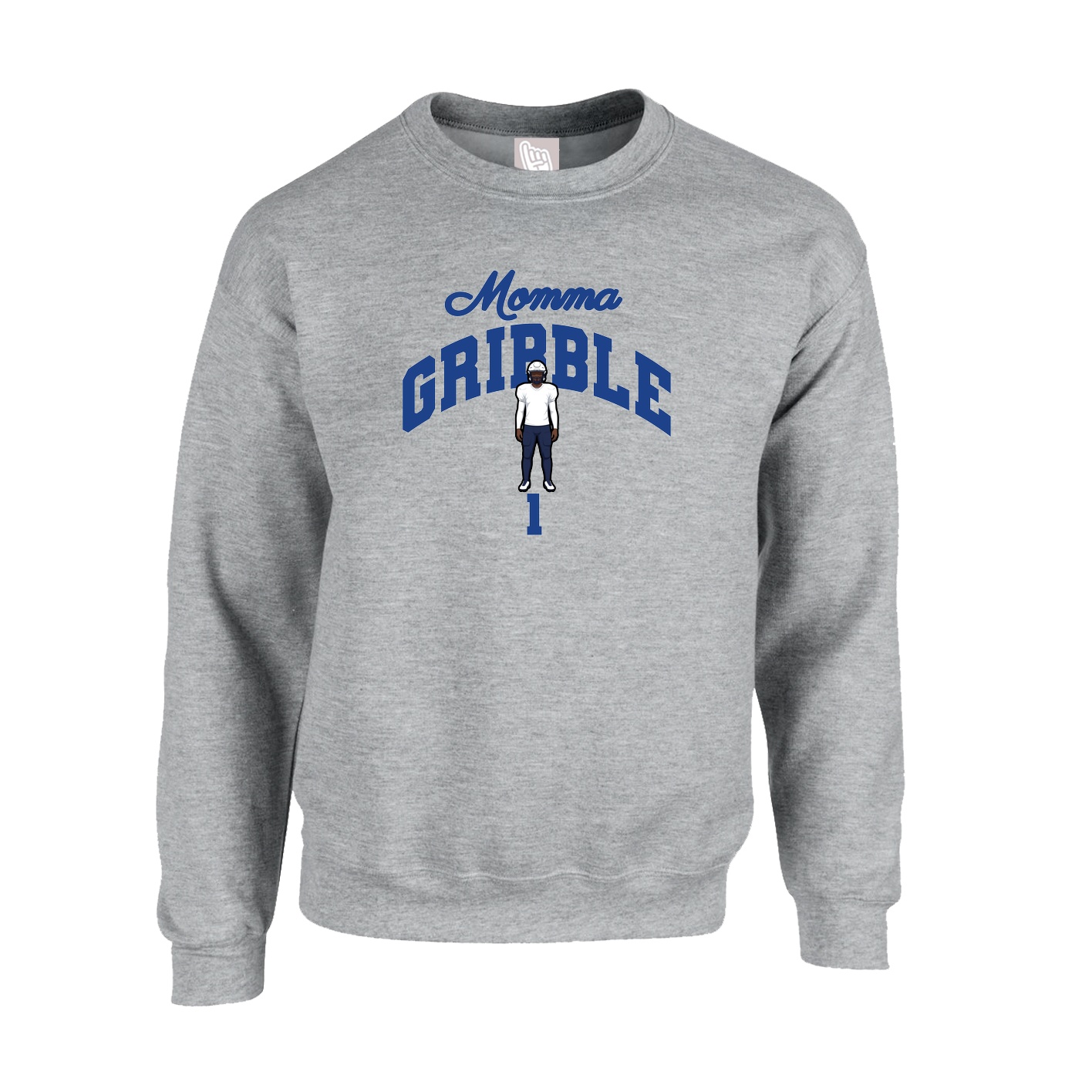Fleece Crew — Mothers Day Arch in Grey