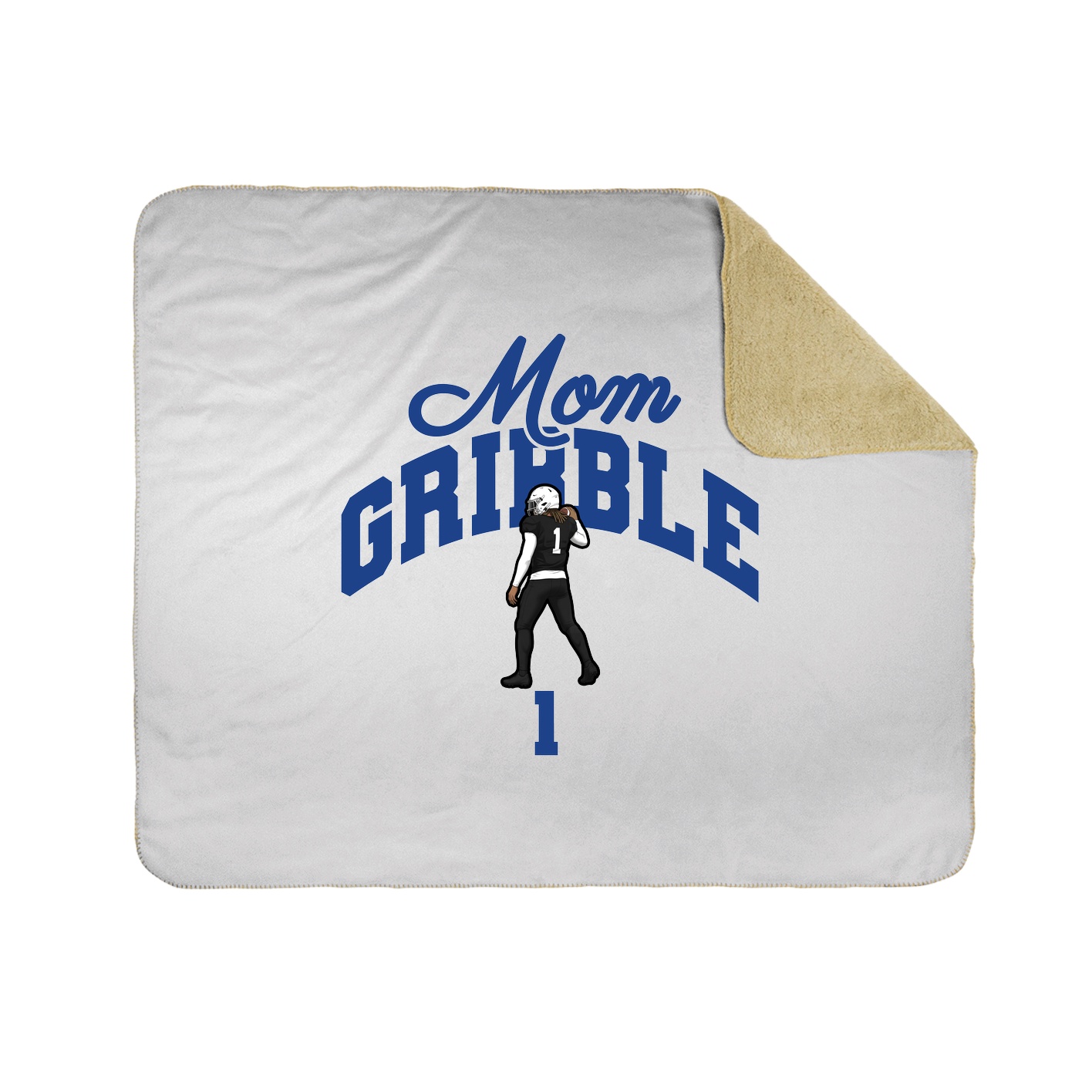 Throw Blanket — Mothers Day Arch in White