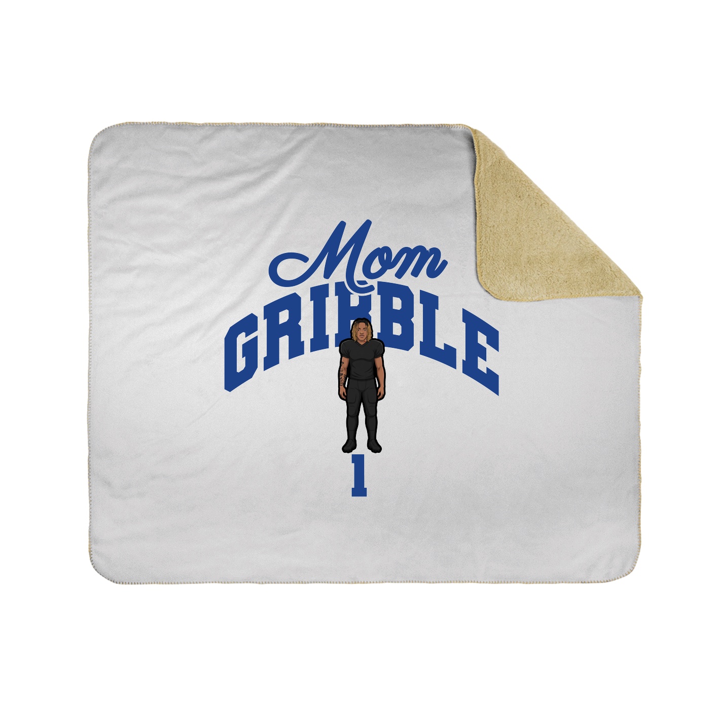 Throw Blanket — Mothers Day Arch in White