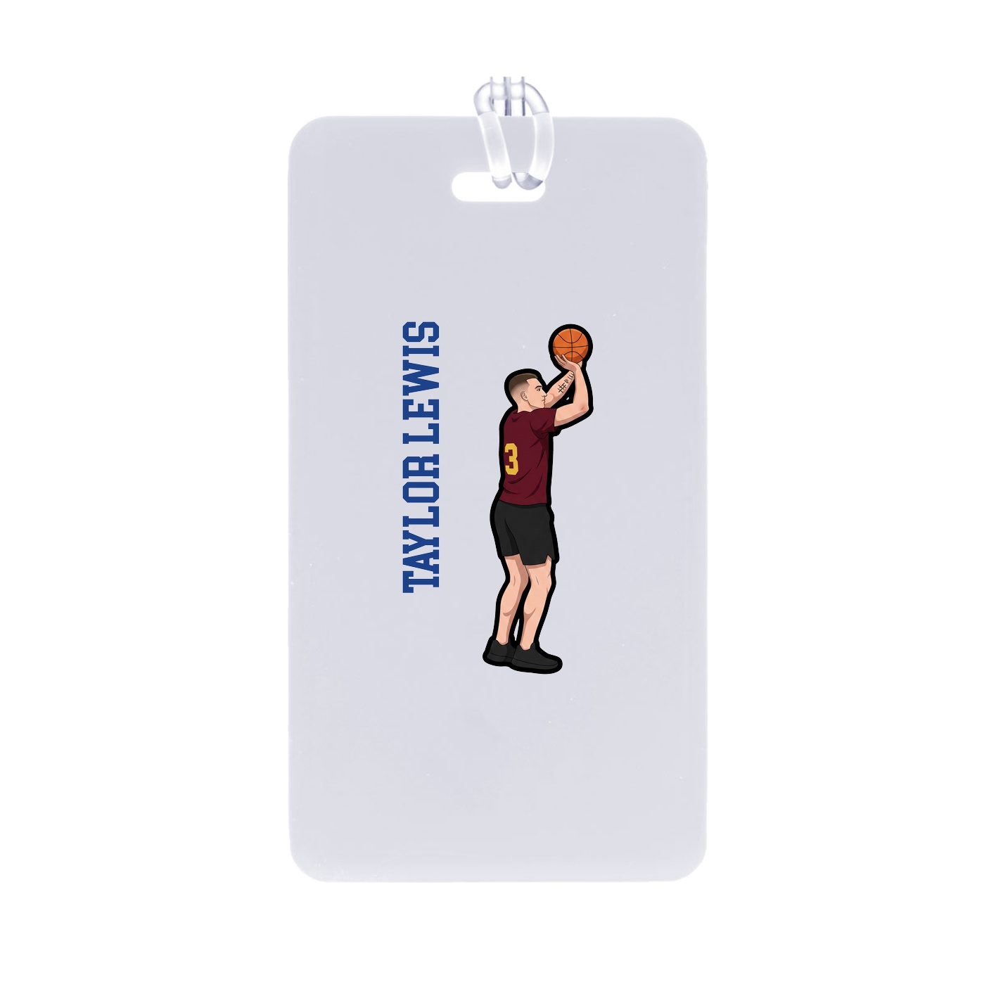 Bag Tag — Name Vertical in Classic