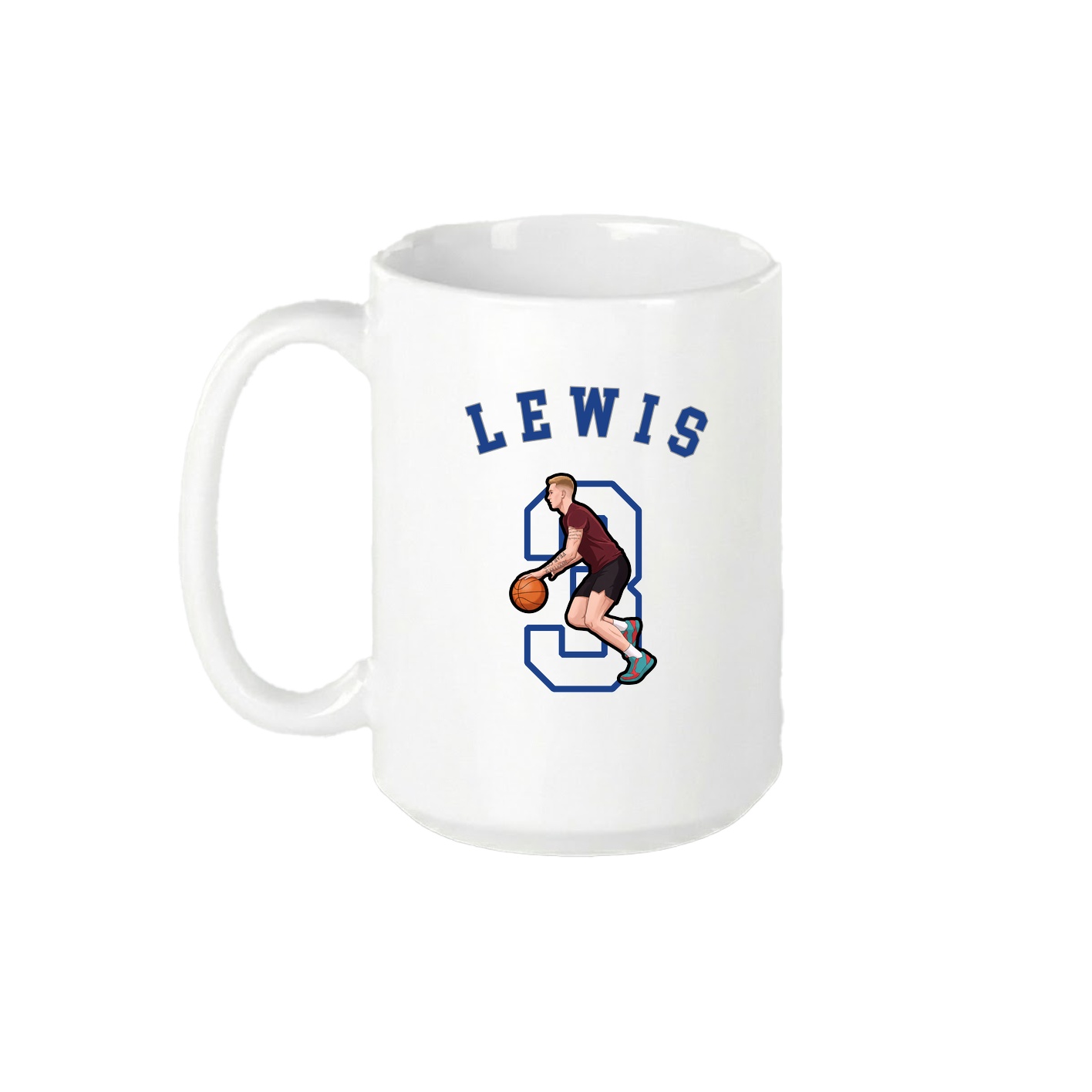 15oz Coffee Mug — Shirsey Arch in White
