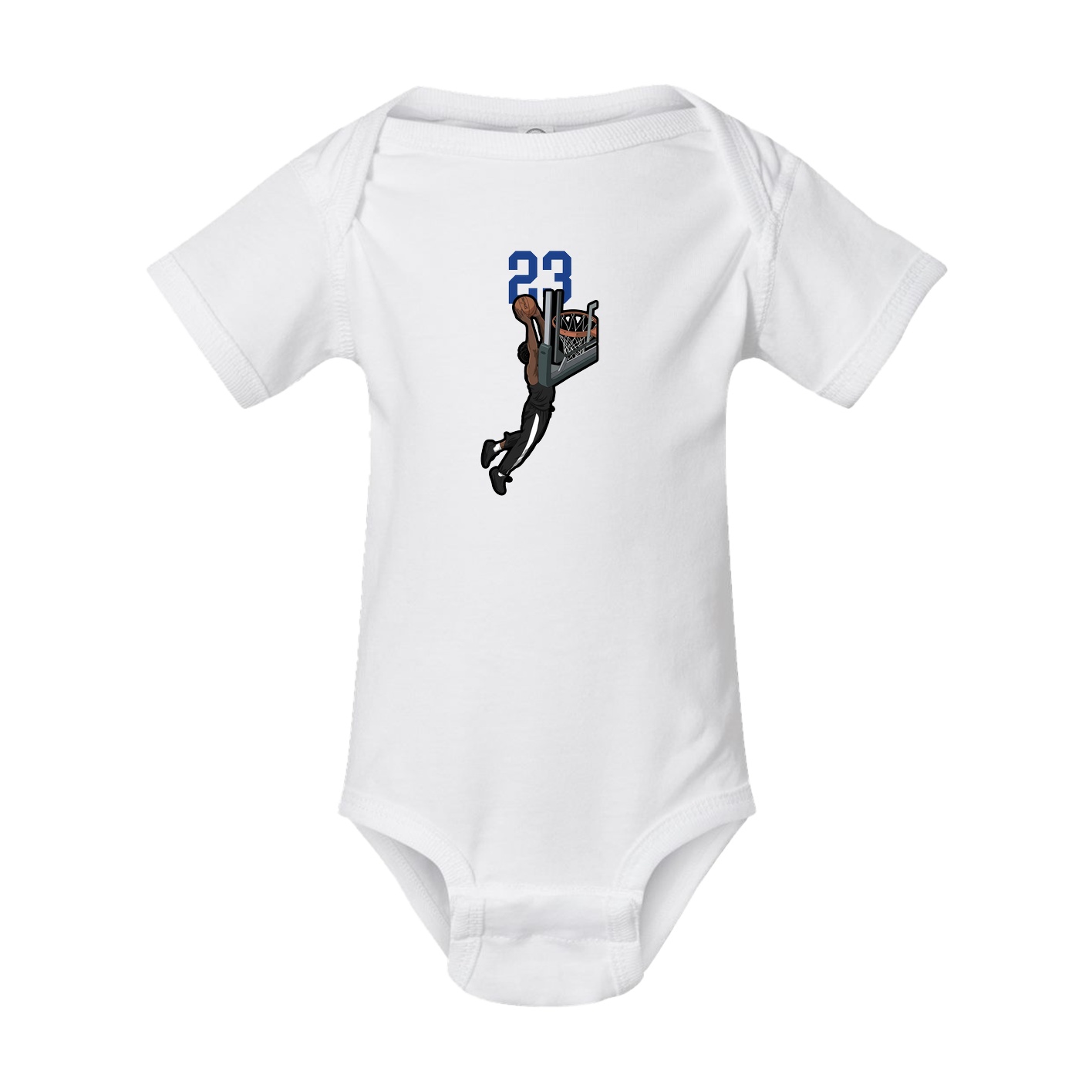 Baby Onesie — Number Top in White