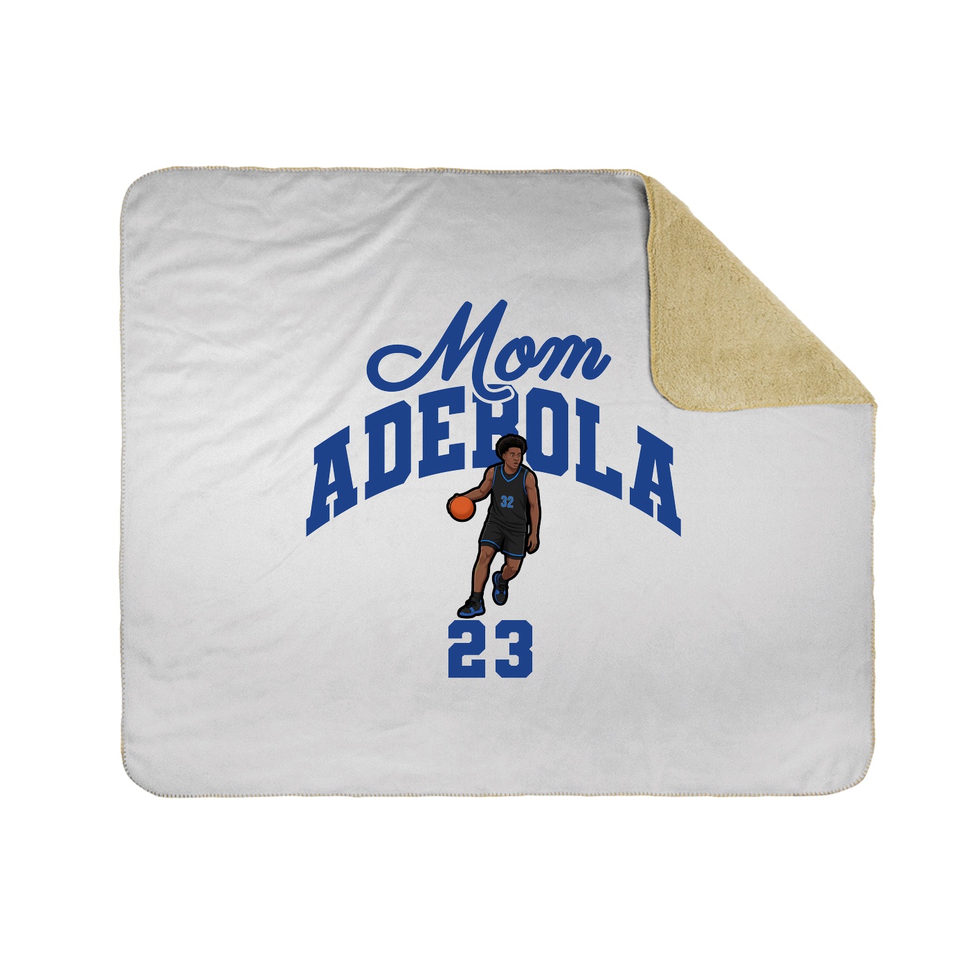 Throw Blanket — Mothers Day Arch in White