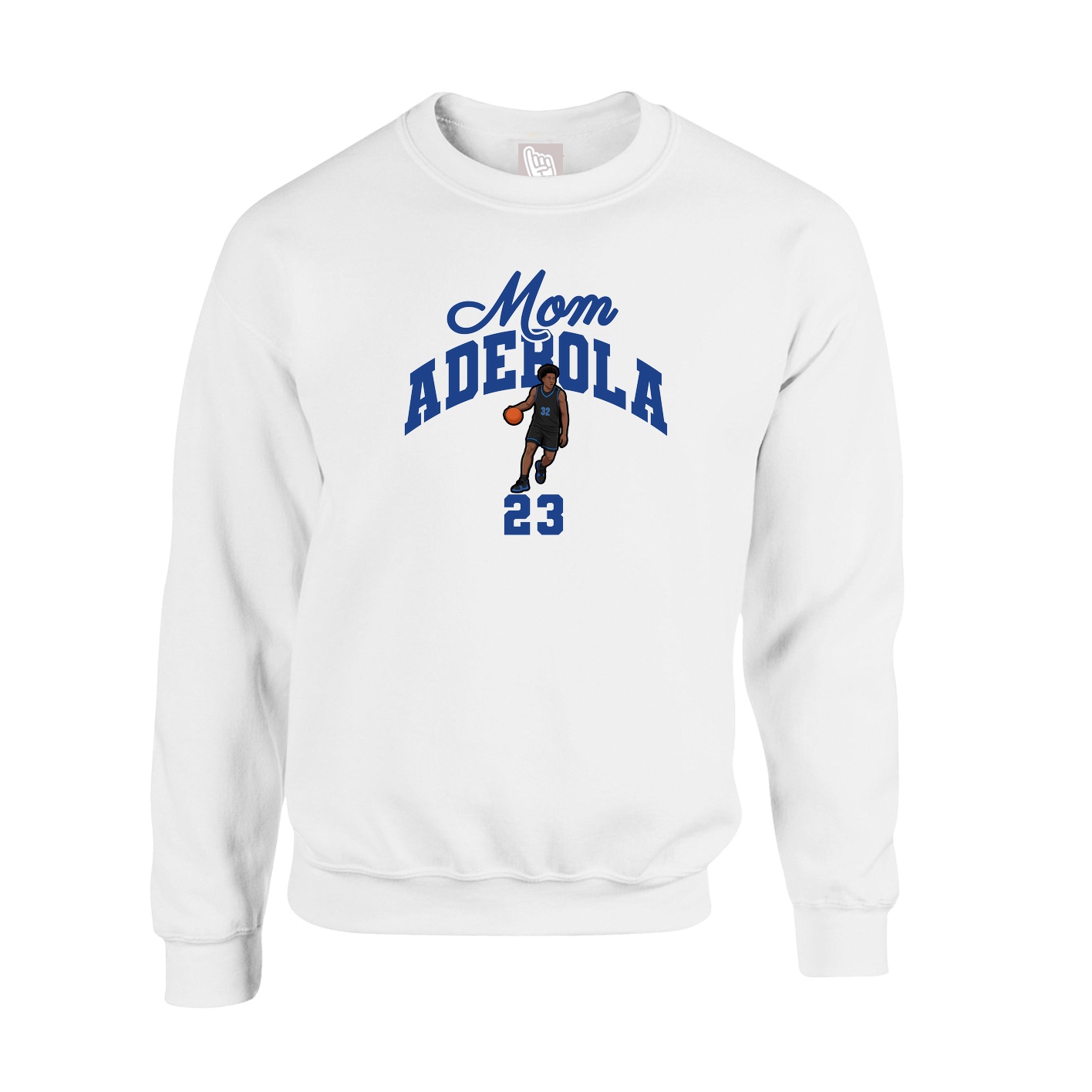 Fleece Crew — Mothers Day Arch in White