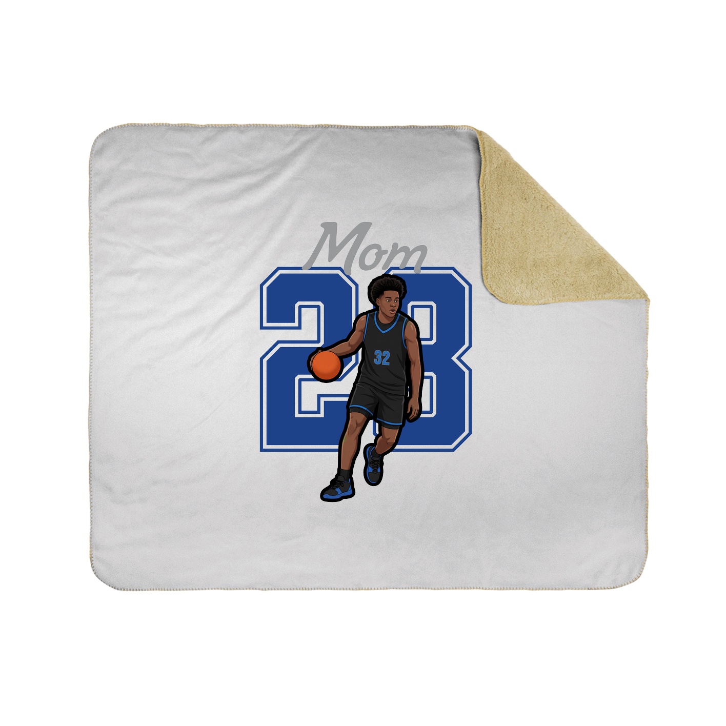 Throw Blanket — Mothers Day Shirsey in White