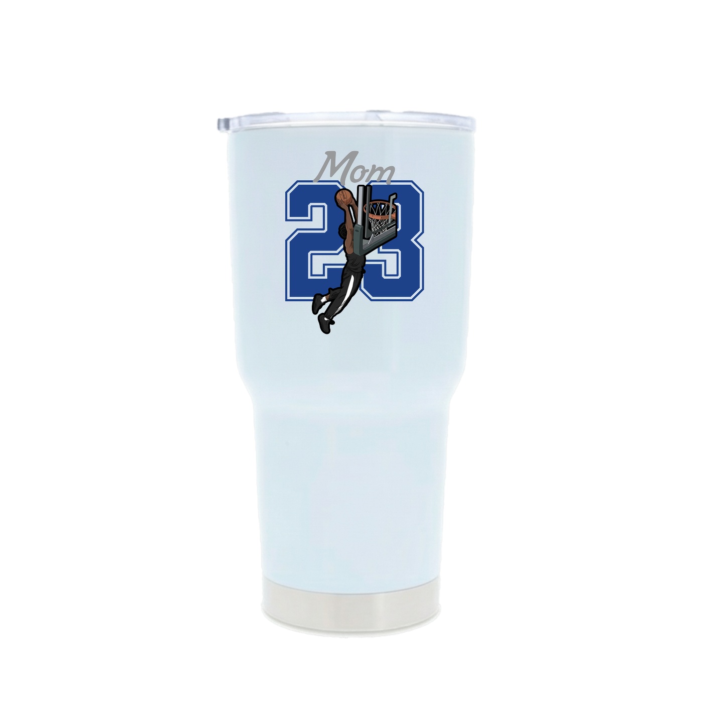 30oz Stainless Steel Tumbler — Mothers Day Shirsey in White