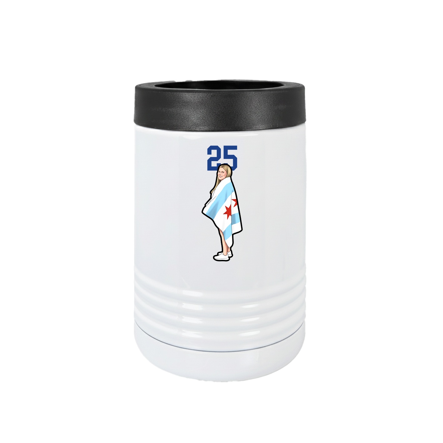 Beverage Holder — Number Top in White