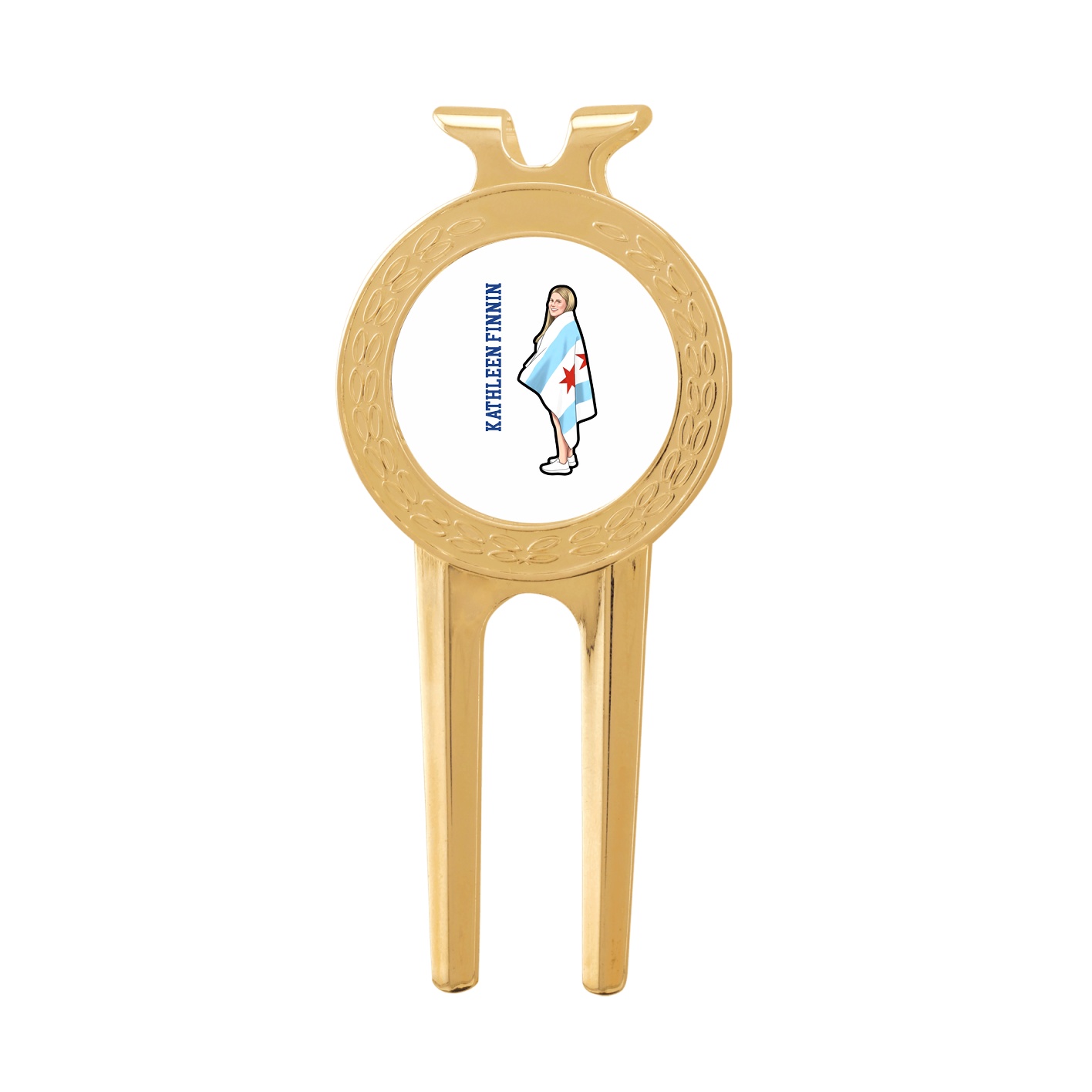 Divot Tool with Ball Marker — Name Vertical in Classic