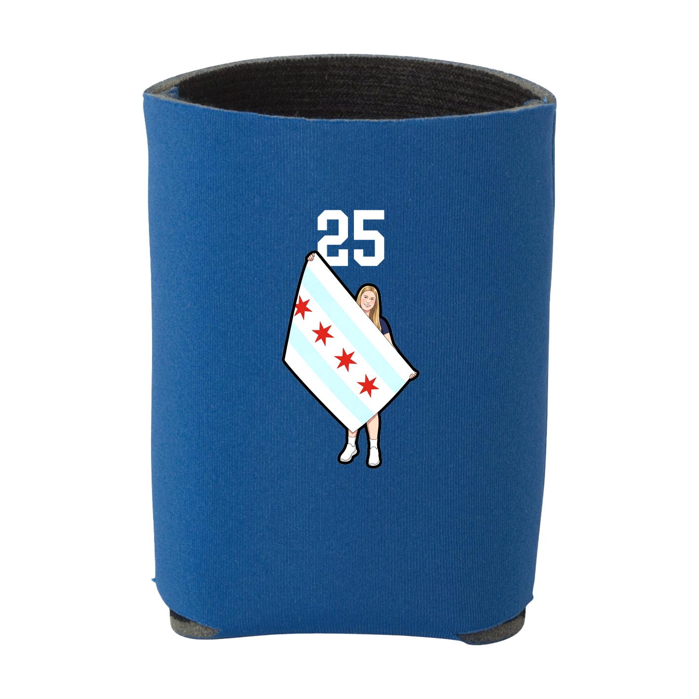 Can Holder — Number Top in Royal