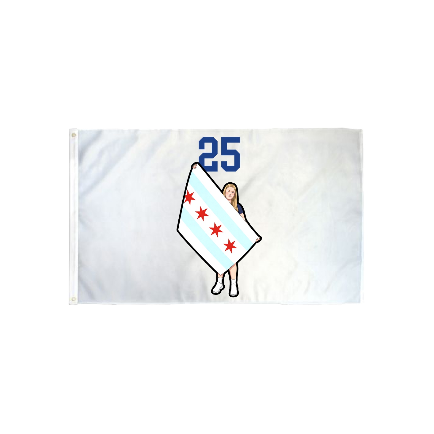 3x5 Flag — Number Top in Classic
