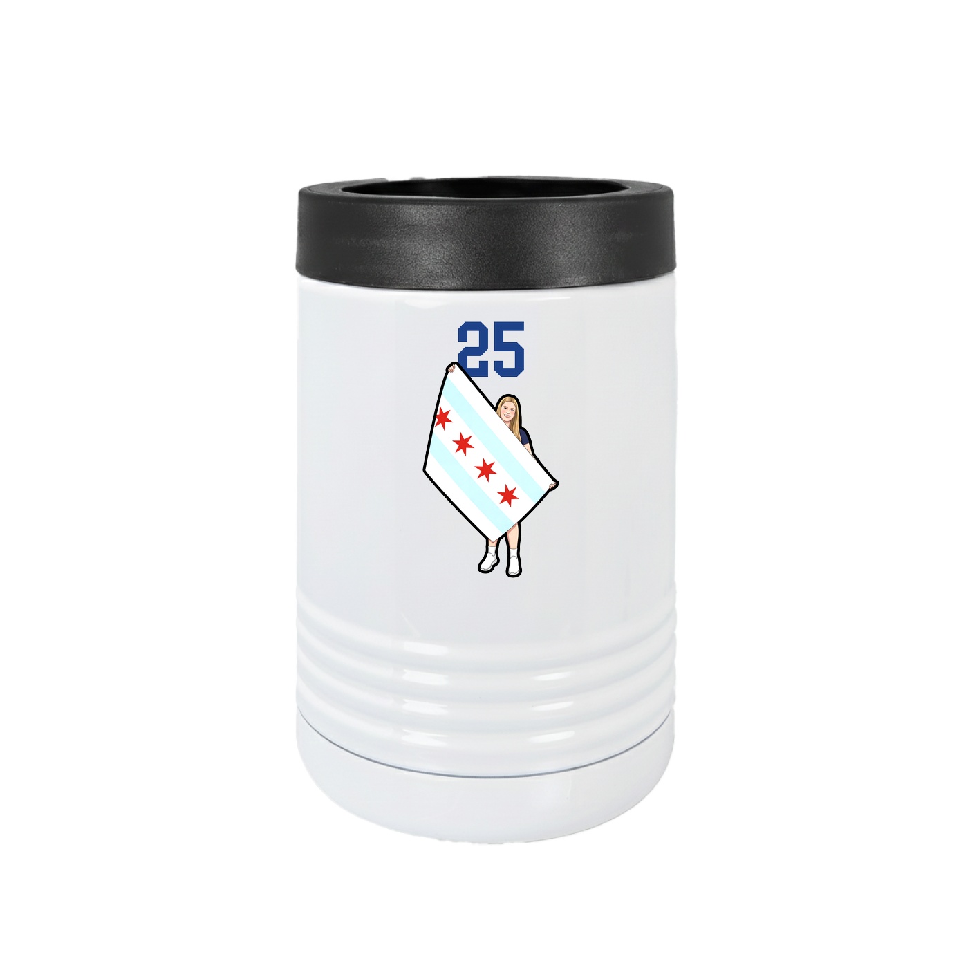 Beverage Holder — Number Top in White
